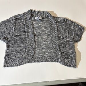 Cato Charcoal Knit Women's Shrug